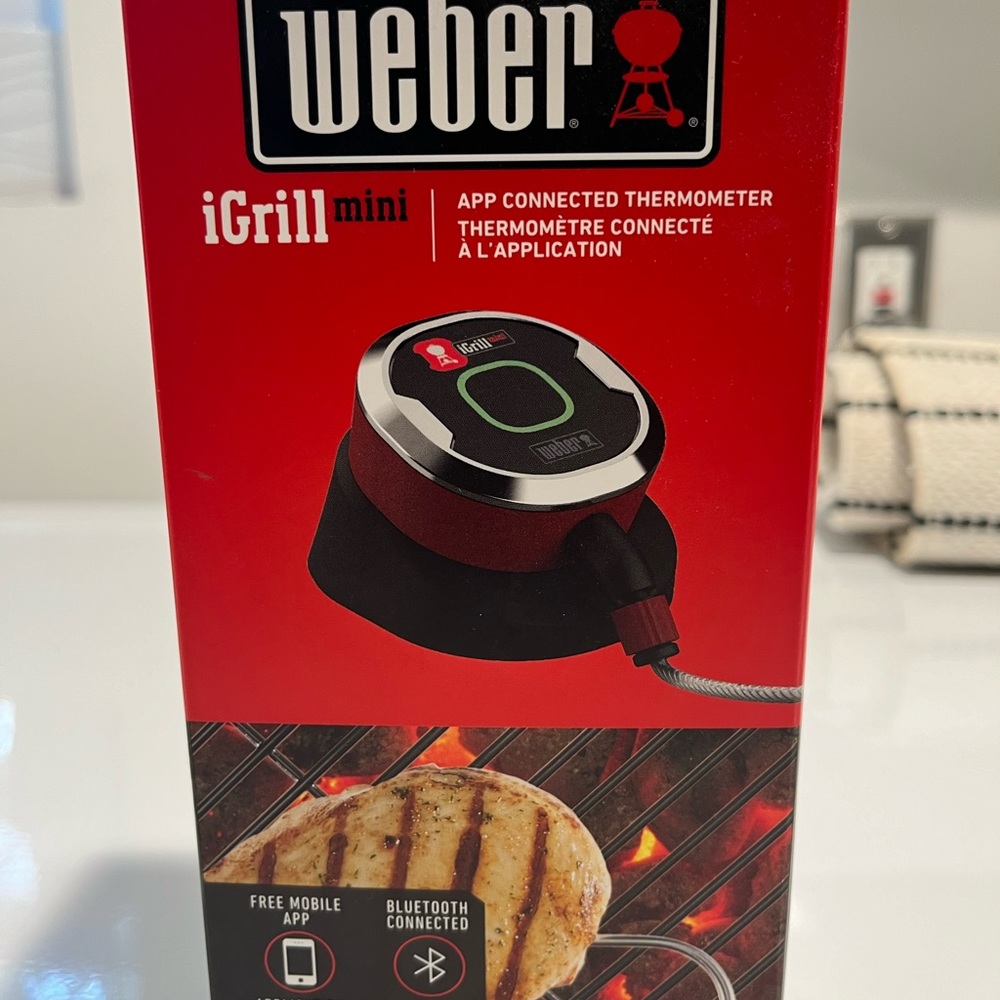 Weber grill iGrill Mimi thermometer app NEW